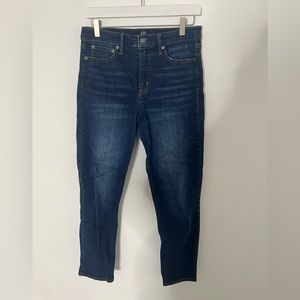 GAP high rise, true skinny jeans